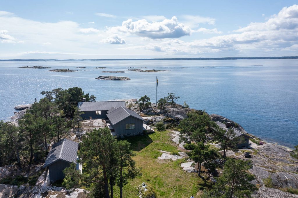 Скандинавская архитектура на необитаемом острове