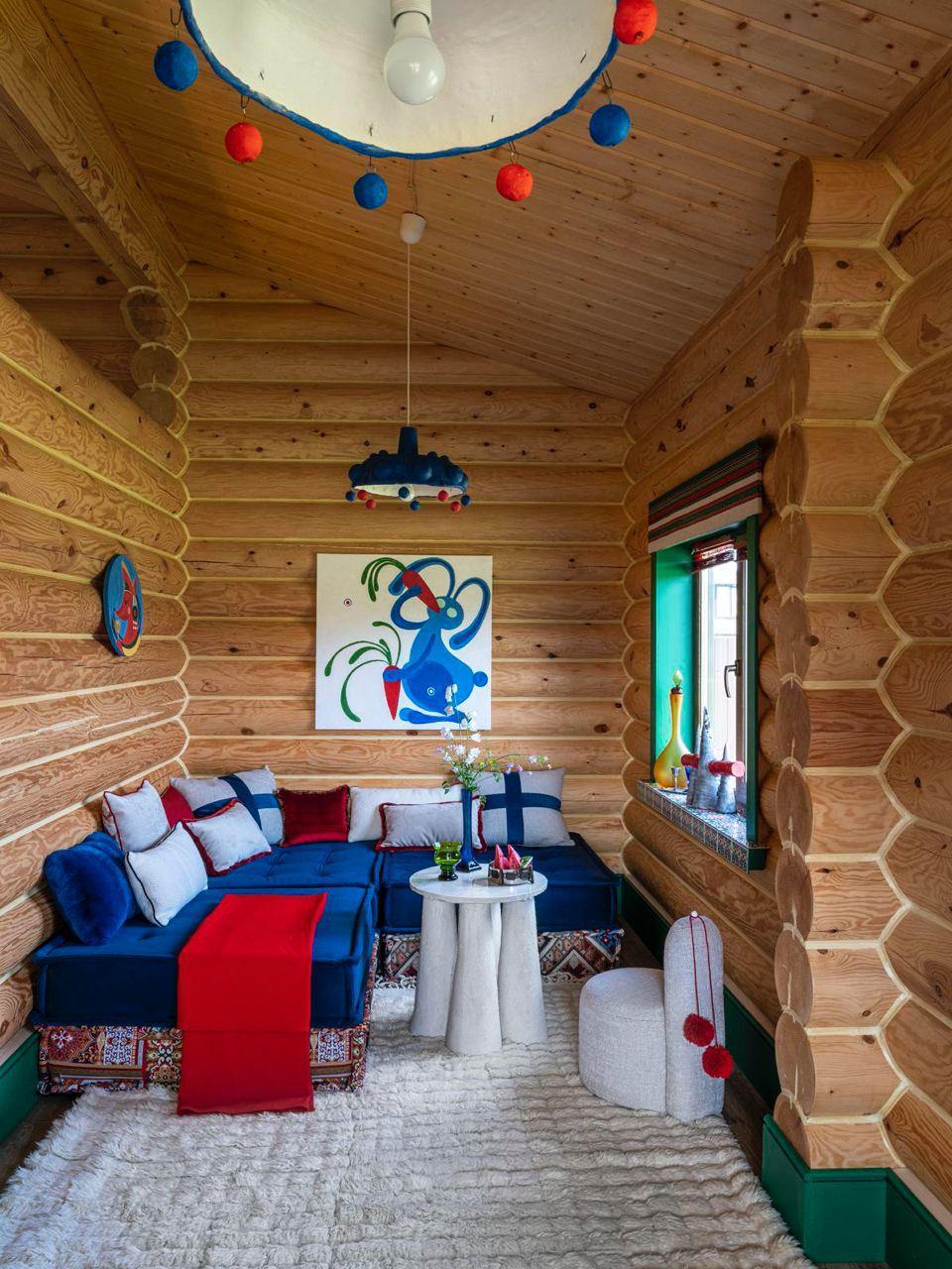 Баня в современном русском стиле