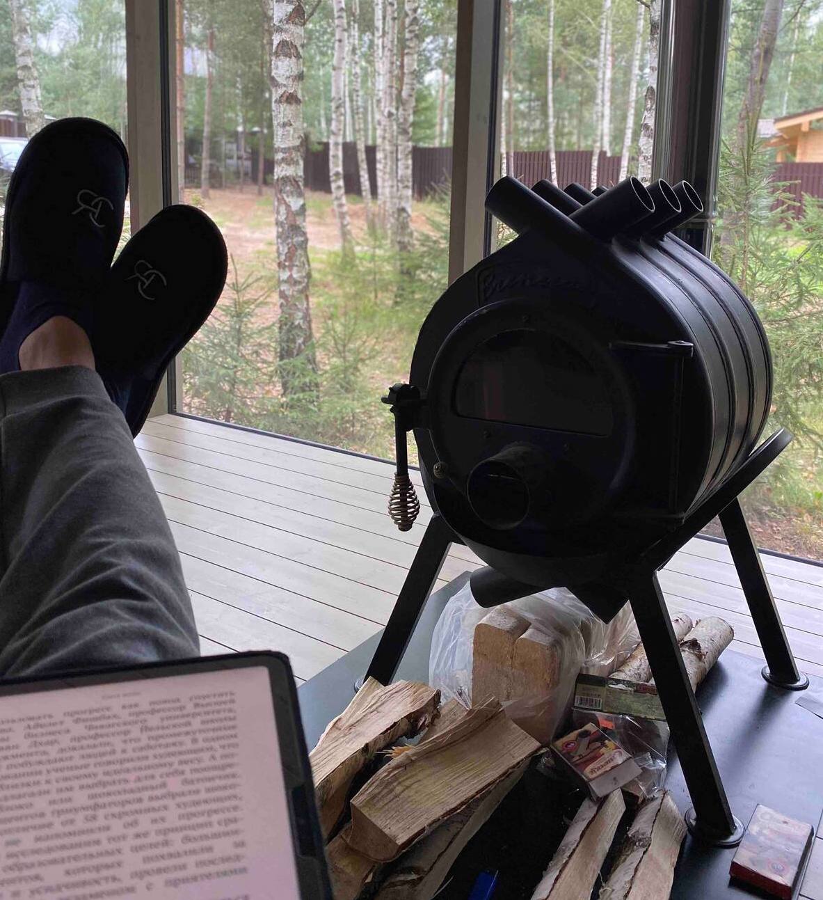 Про эксплуатацию печки в загородном доме